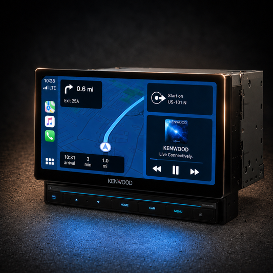 Kenwood DMX907S 6.95" Touchscreen Digital Multimedia Receiver - Refurbished