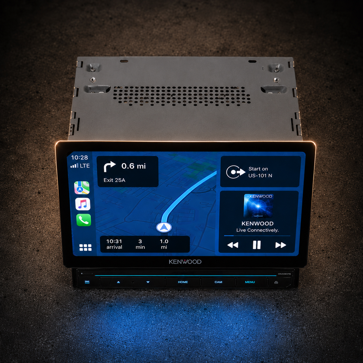 Kenwood DMX907S 6.95" Touchscreen Digital Multimedia Receiver - Refurbished