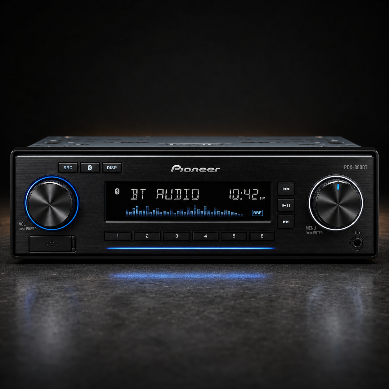 Pioneer PDX-880BT Single-DIN Bluetooth Digital Media Receiver - Refurbished