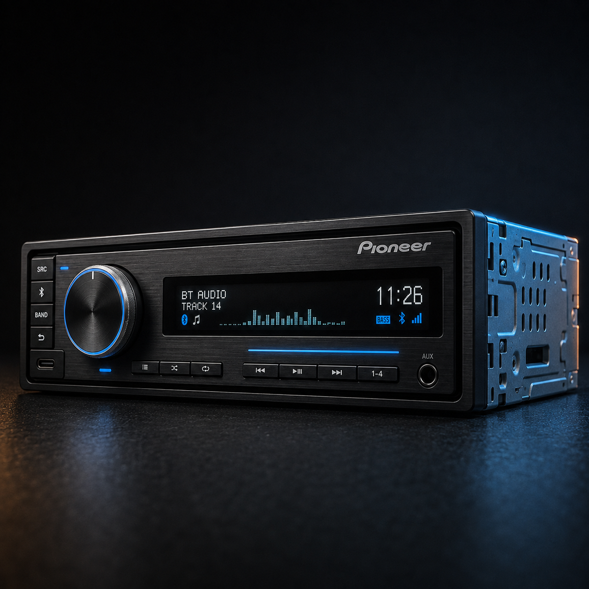 Pioneer PXR-950BT Single-DIN Bluetooth Digital Media Receiver - Refurbished