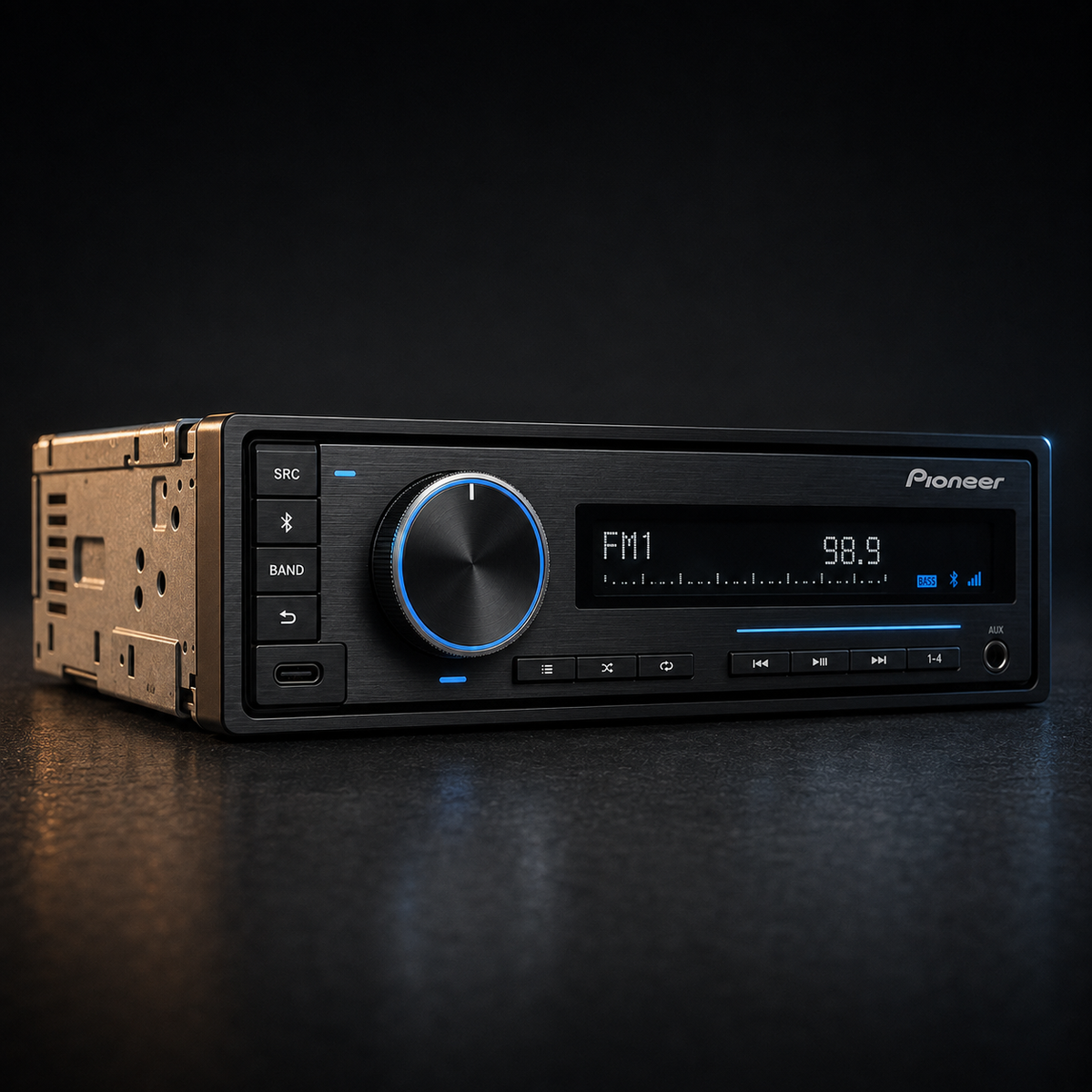Pioneer PXR-950BT Single-DIN Bluetooth Digital Media Receiver - Refurbished