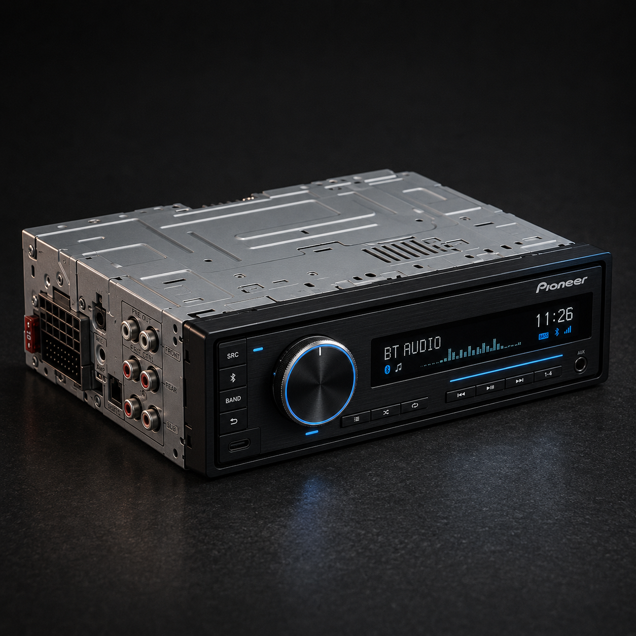 Pioneer PXR-950BT Single-DIN Bluetooth Digital Media Receiver - Refurbished