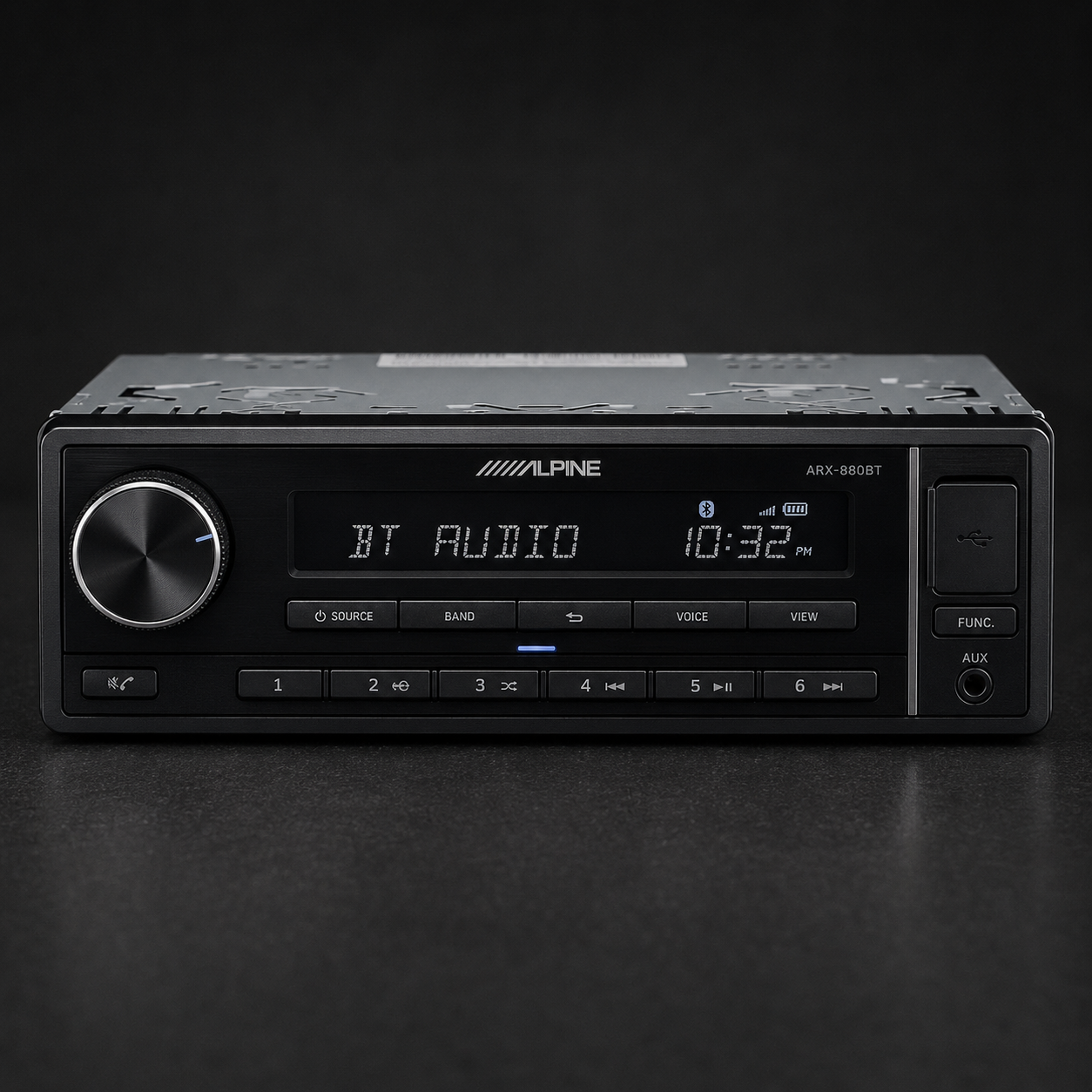Alpine ARX-880BT Single-DIN Bluetooth Digital Media Receiver - Refurbished