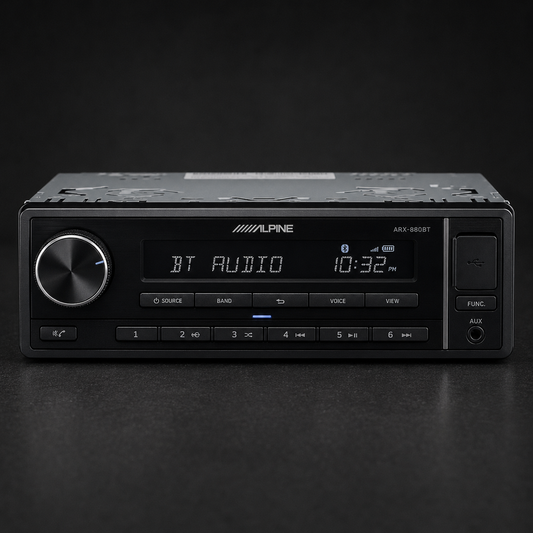 Alpine ARX-880BT Single-DIN Bluetooth Digital Media Receiver - Refurbished
