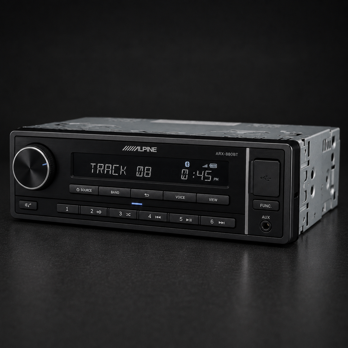 Alpine ARX-880BT Single-DIN Bluetooth Digital Media Receiver - Refurbished